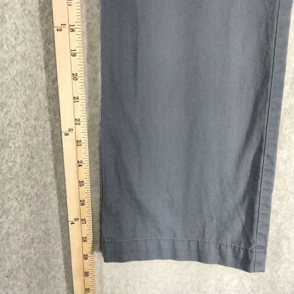 Marc Anthony Mens Size 34W x 29L Blue Khaki Chino Flat Front Pants Workwear - Picture 4 of 11